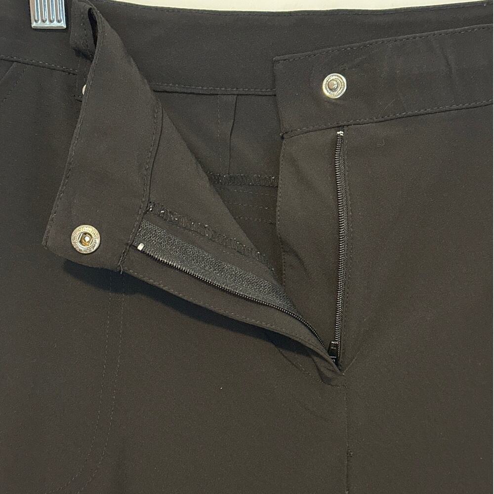 Chico’s Zenergy Black Cargo Bungee Pants Sz 2 (US 12/L) Lightweight Travel - Picture 8 of 10
